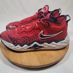 Nike Air Zoom GT Run Basketball Sneakers Shoes Men 11 Red Blue